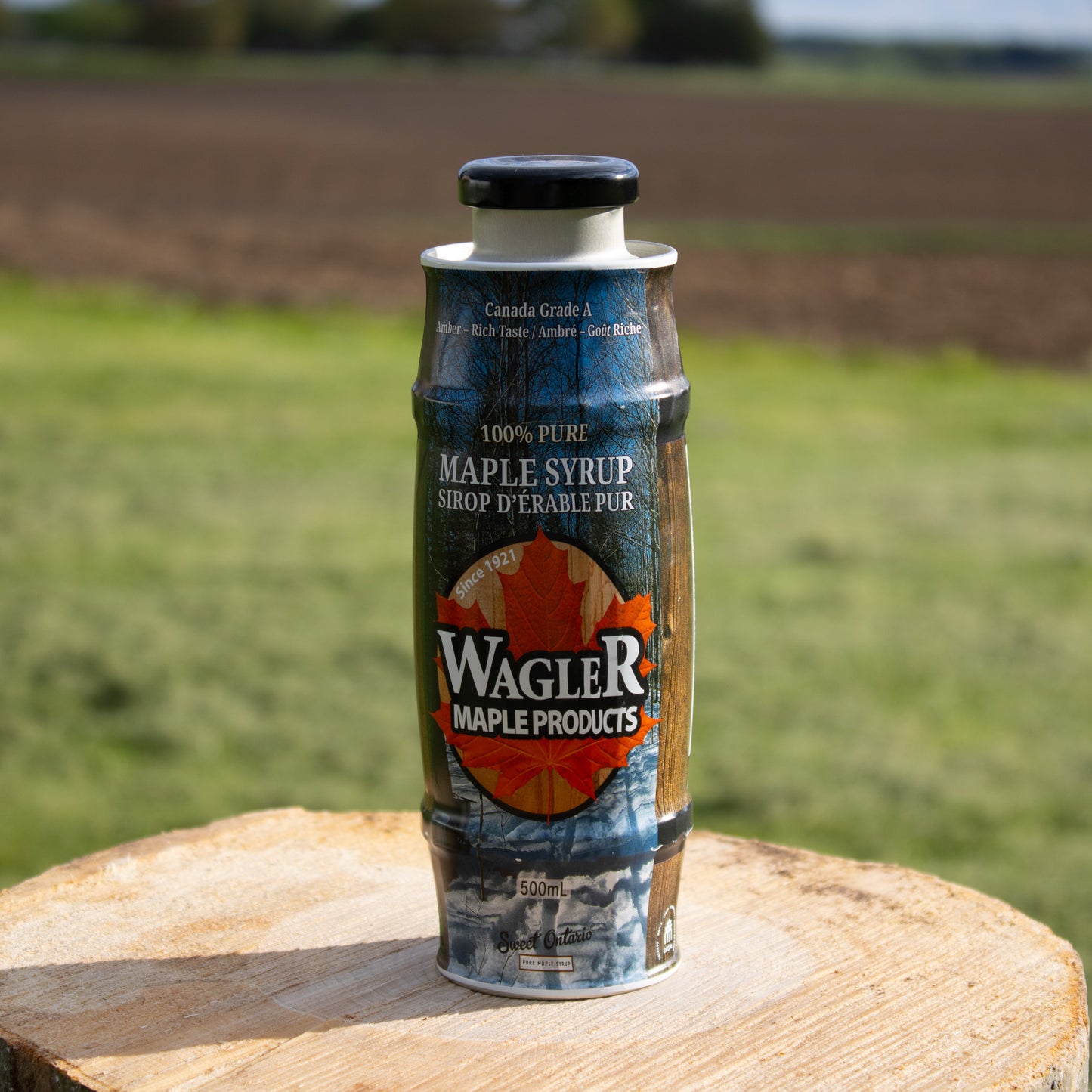 Pure Maple Syrup in Vintage Tin Barrel (500ml)