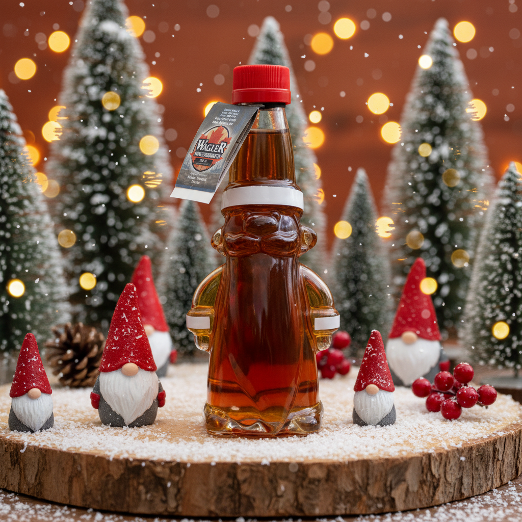 Gnome 100% Pure Ontario Maple Syrup Holiday Gift - 200ml glass bottle