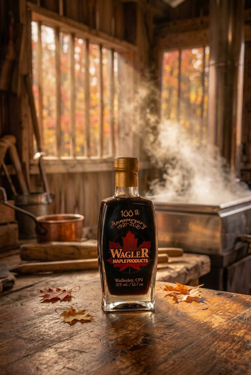 100 Yr Anniversary Bottle Collector's Item - Pure Canadian Maple Syrup from Ontario