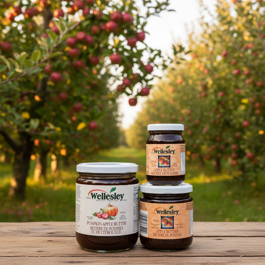 Wellesley Apple Products Apple Butter - smooth, rich deep apple flavour