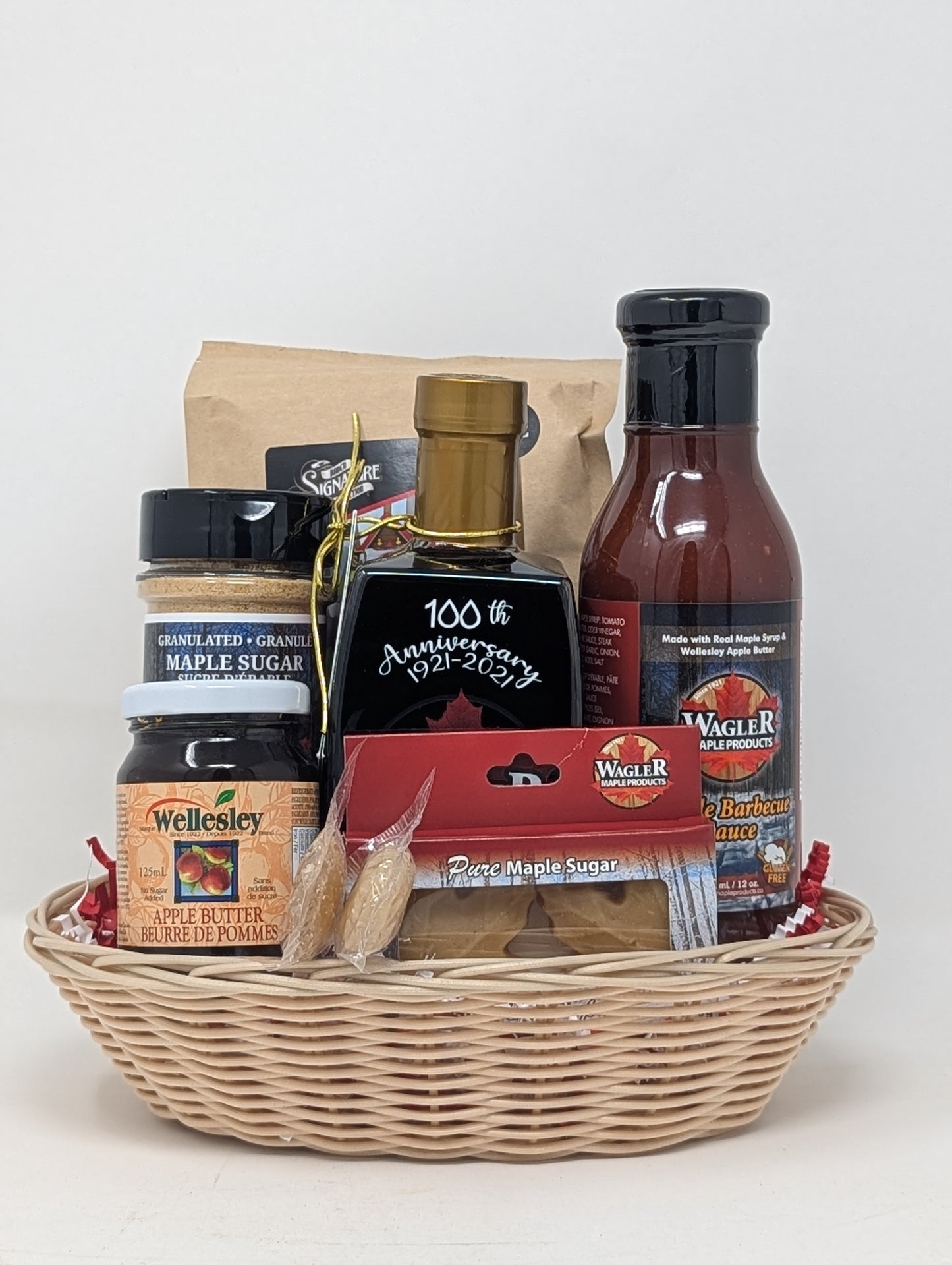 Wagler Maple Products Holiday Gift Baskets - 100% pure maple syrup and local products