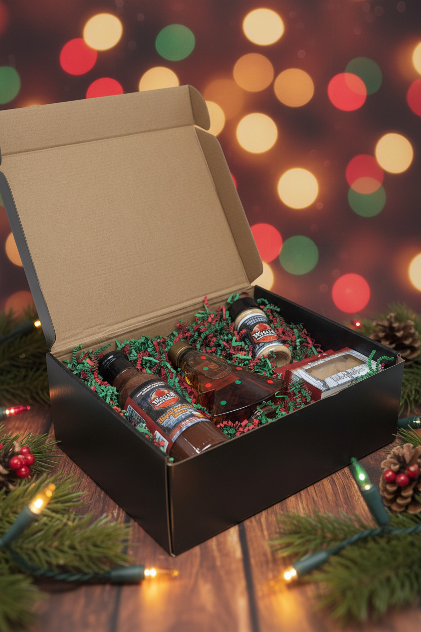 Customizable Holiday Maple Treats Gift Box Set- Pure Sweetness from our Ontario Sugarbush!