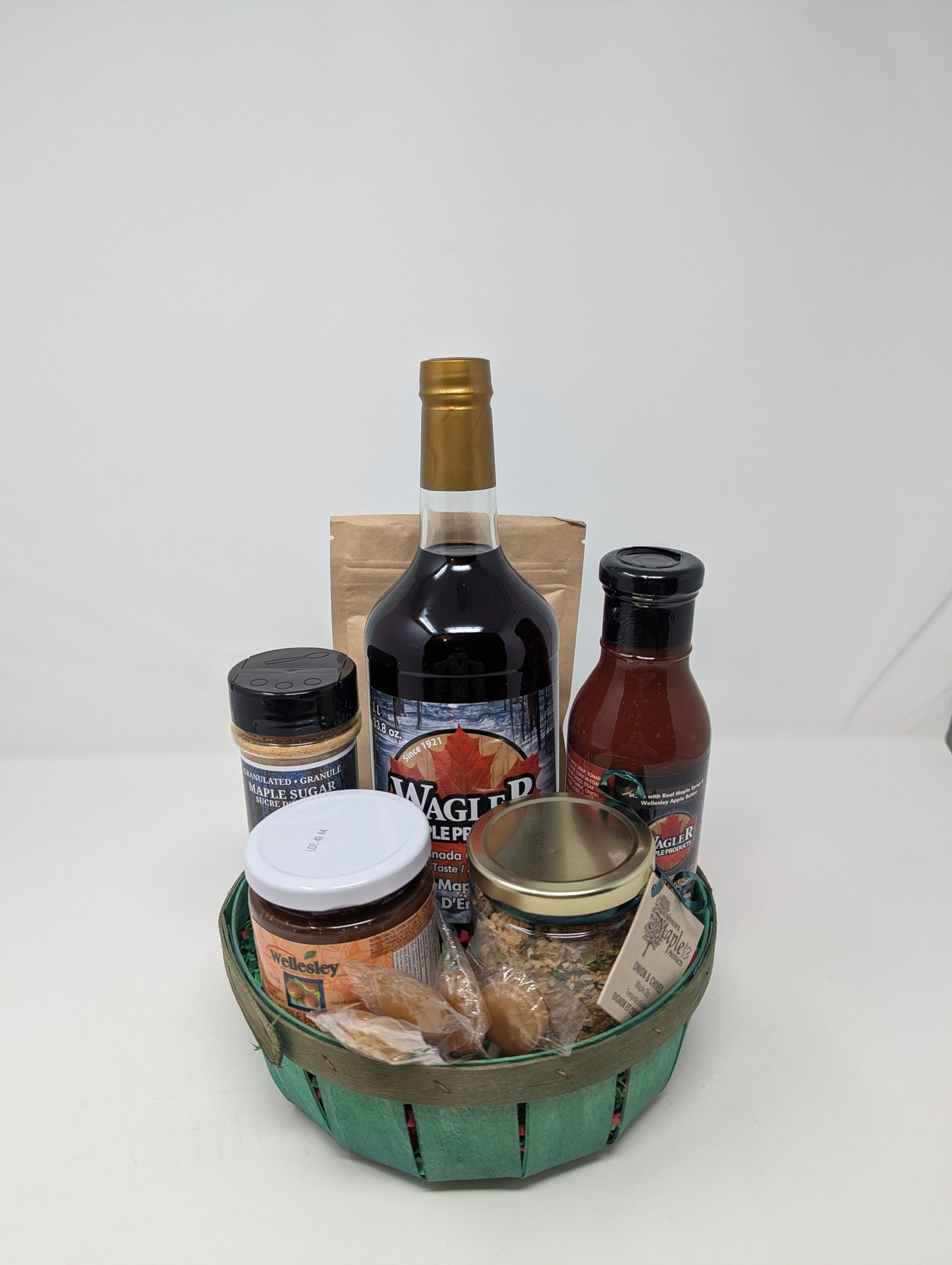 Wagler Maple Products Holiday Gift Baskets - 100% pure maple syrup and local products