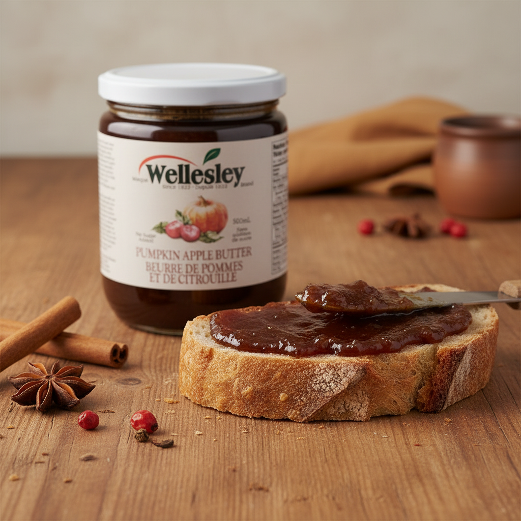 Wellesley Apple Products Apple Butter - smooth, rich deep apple flavour