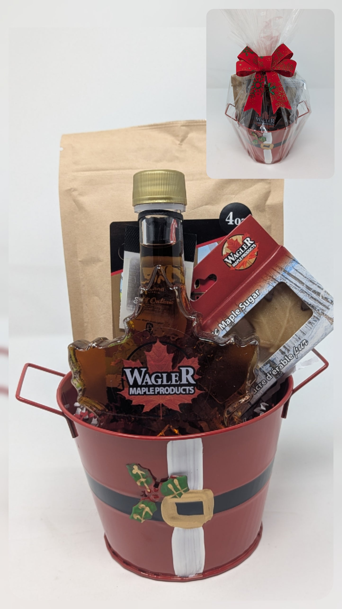 Wagler Maple Products Holiday Gift Baskets - 100% pure maple syrup and local products